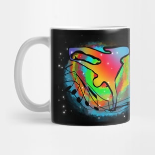 Hip hop dancer neon colors Mug